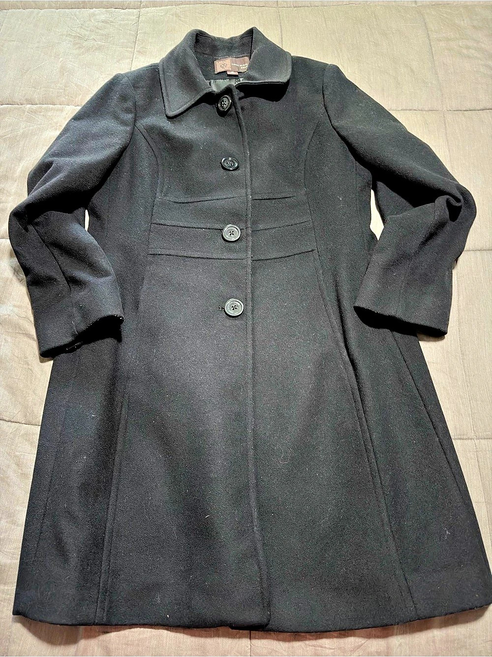 Anne Klein Vintage Single Breasted Coat Size 12